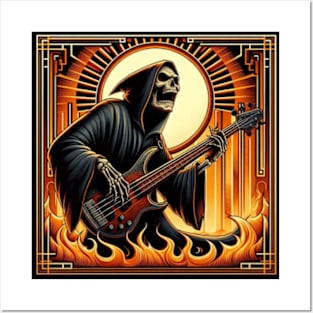 Grim Reaper Bass line. Posters and Art